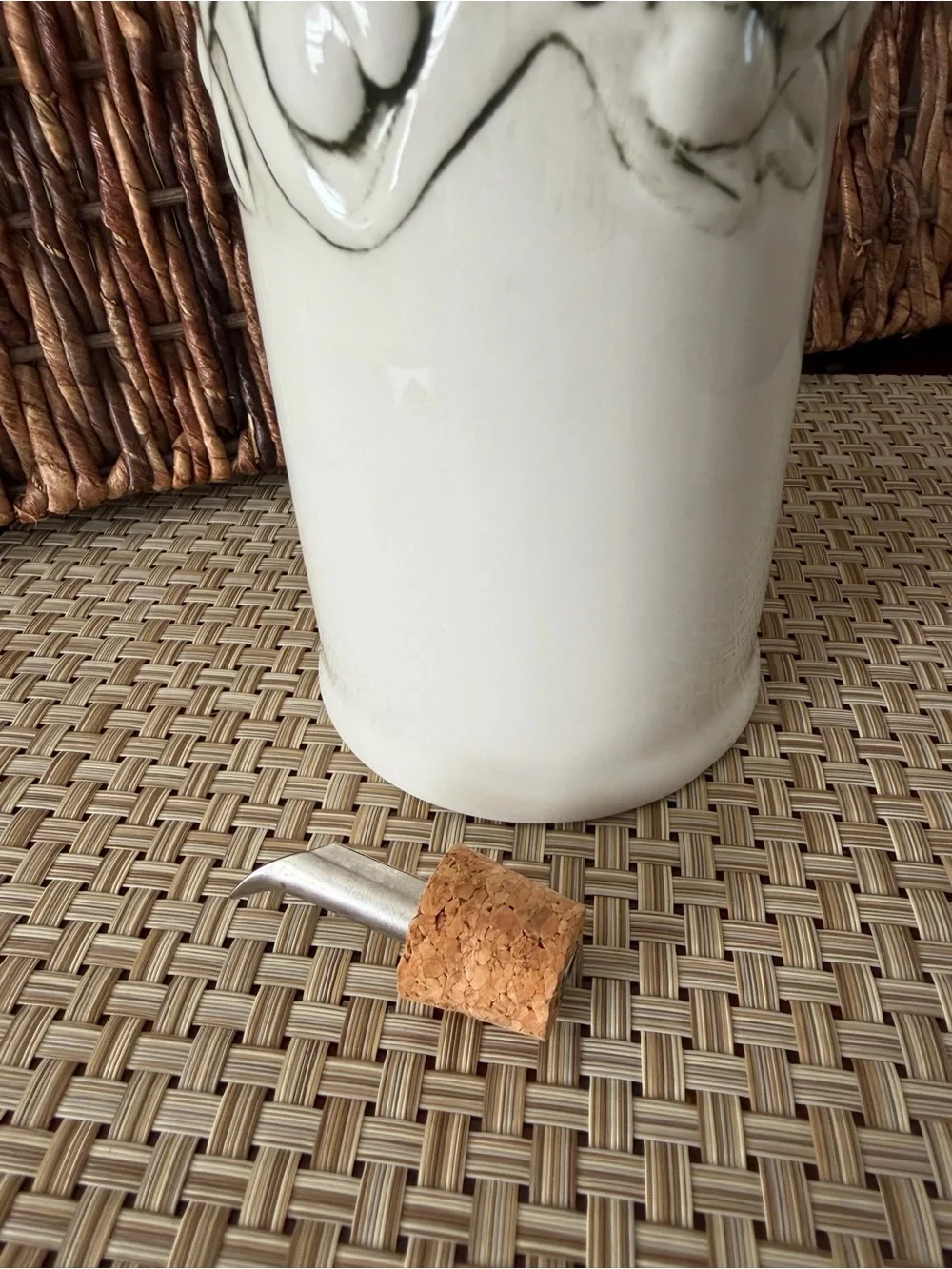 Modern farmhouse cottagecore kitchenware oil or vinager dispenser